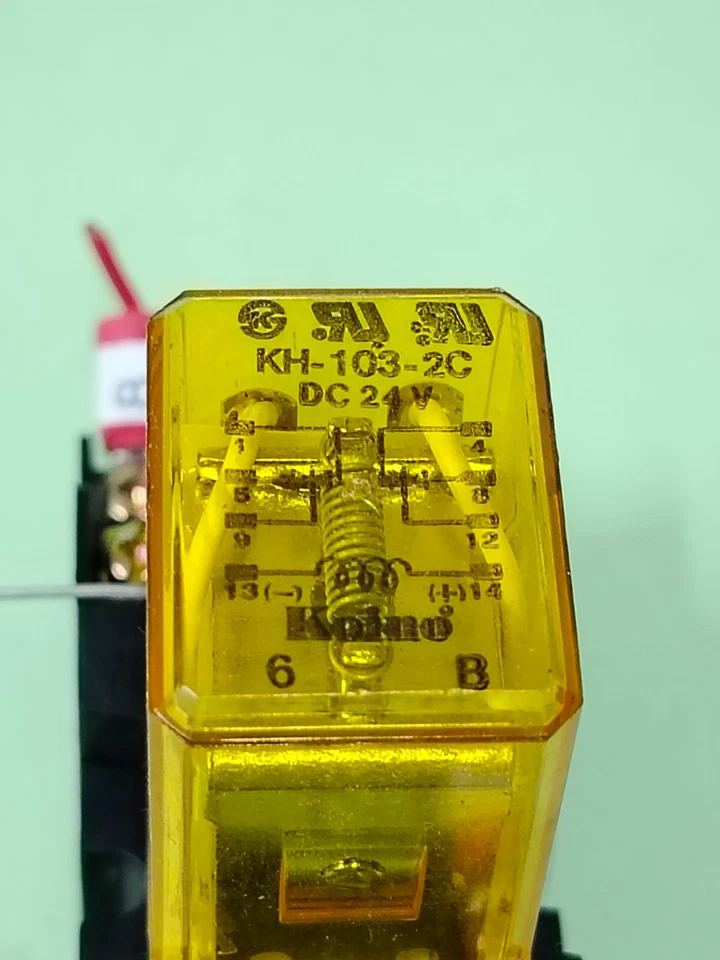 Koino KH-103-2C 24V General Purpose Power Relay KH1032C W/ KH-RS-14 Socket - Image 3 of 4