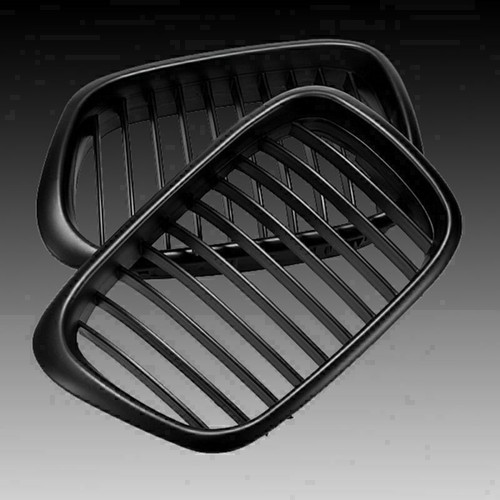 1 par de rejillas de radiador parrilla de riñón negro mate para BMW Serie 5 E39 1997-2004 520i 535i - Imagen 6 de 6