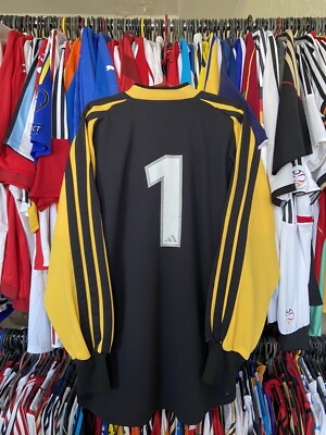 1999 2000 2001 ADIDAS GOALKEEPER TEMPLATE SHIRT JERSEY sz L MEN