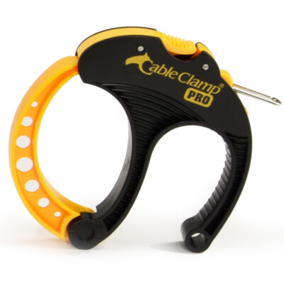 Cable Clamp  Pro Kabelklammer bis Ø 75 mm, groß, gelb, 5 Stück, Kabelbinder