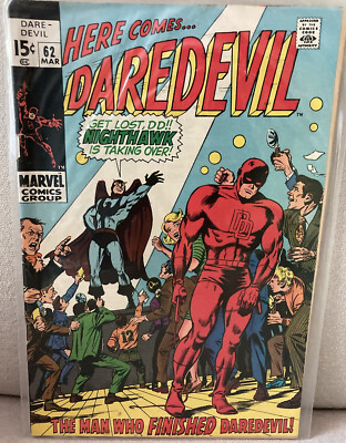 Daredevil #62 Nighthawk March 1970 - Marvel Comics