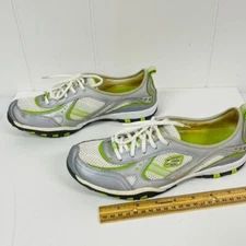 Skechers Womens Size 8.5 Muse Inspire 11442 Silver Lime Training Sneakers