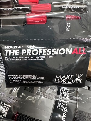 Make Up For Ever The Professional 2-step Mascara Volume Routine Travel Size New
