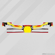 MARANELLO 2023 STYLE KG C3 REAR BUMPER STICKER - KARTING -  JakeDesigns