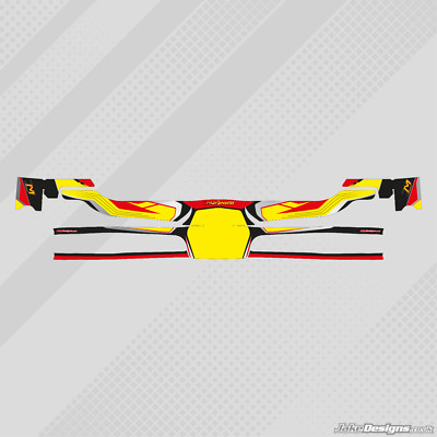 MARANELLO 2023 STYLE KG C3 STOßSTANGE HINTEN AUFKLEBER - KART - JakeDesigns