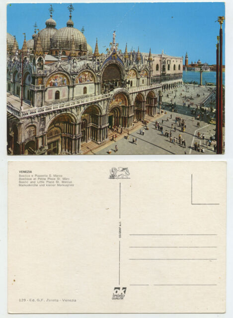 48559 - Venezia - Basilica e Piazetta S. Marco - Venedig - alte Ansichtskarte