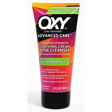 Oxy Maximum Action Face Wash, Benzoyl Peroxide 10 , 5 oz -3 Pack -Exp 04-2026