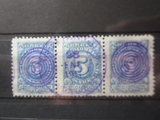 BEAUX TIMBRES DE COLOMBIE N° 184 EN BANDE DE 3 - OBLITERATION  CARTAGENA