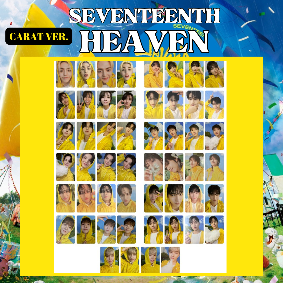 SEVENTEEN SEVENTEENTH HEAVEN 11th Mini Album CARAT Ver. 4 SEVENTEEN SEVENTEENTH HEAVEN 11th Mini Album CARAT Ver. 4