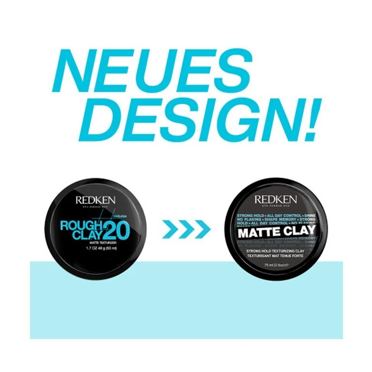 Redken Matte Clay 3x 75ml Set / Rough Clay - Bild 4 von 4
