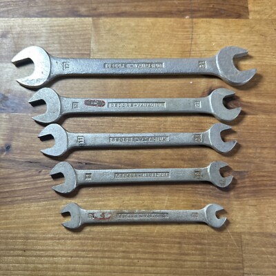 Vintage GEDORE Open End No. 6 Wrench Set 6mm-17mm 5pc