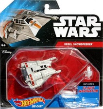 HOT WHEELS STAR WARS STARSHIP SERIES REBEL SNOWSPEEDER VEHICLE