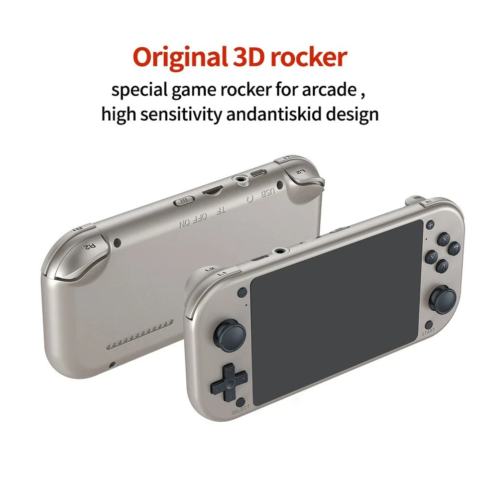 BOYHOM M17 Retro Handheld Game Console, 4.3" IPS Screen, 64GB Open Source Linux - Image 3 of 4