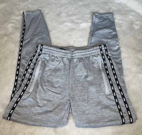 Victoria’s Secret PINK Skinny Joggers Grey With Zippers At Ankles Size Small - 第 1/7 張圖片