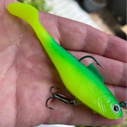 Soft Plastic Vibe Lures Flathead Jig Heads Barra Cod Snapper Jews Tackle Bait - Picture 23 of 30