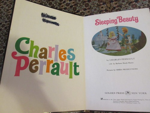 Sleeping Beauty Hologram Cover Golden Books 1968 Printed In Japan - Picture 2 of 8
