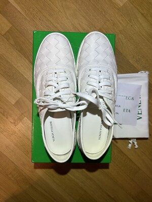 Bottega Veneta Intrecciato Sneaker White Weiss 45