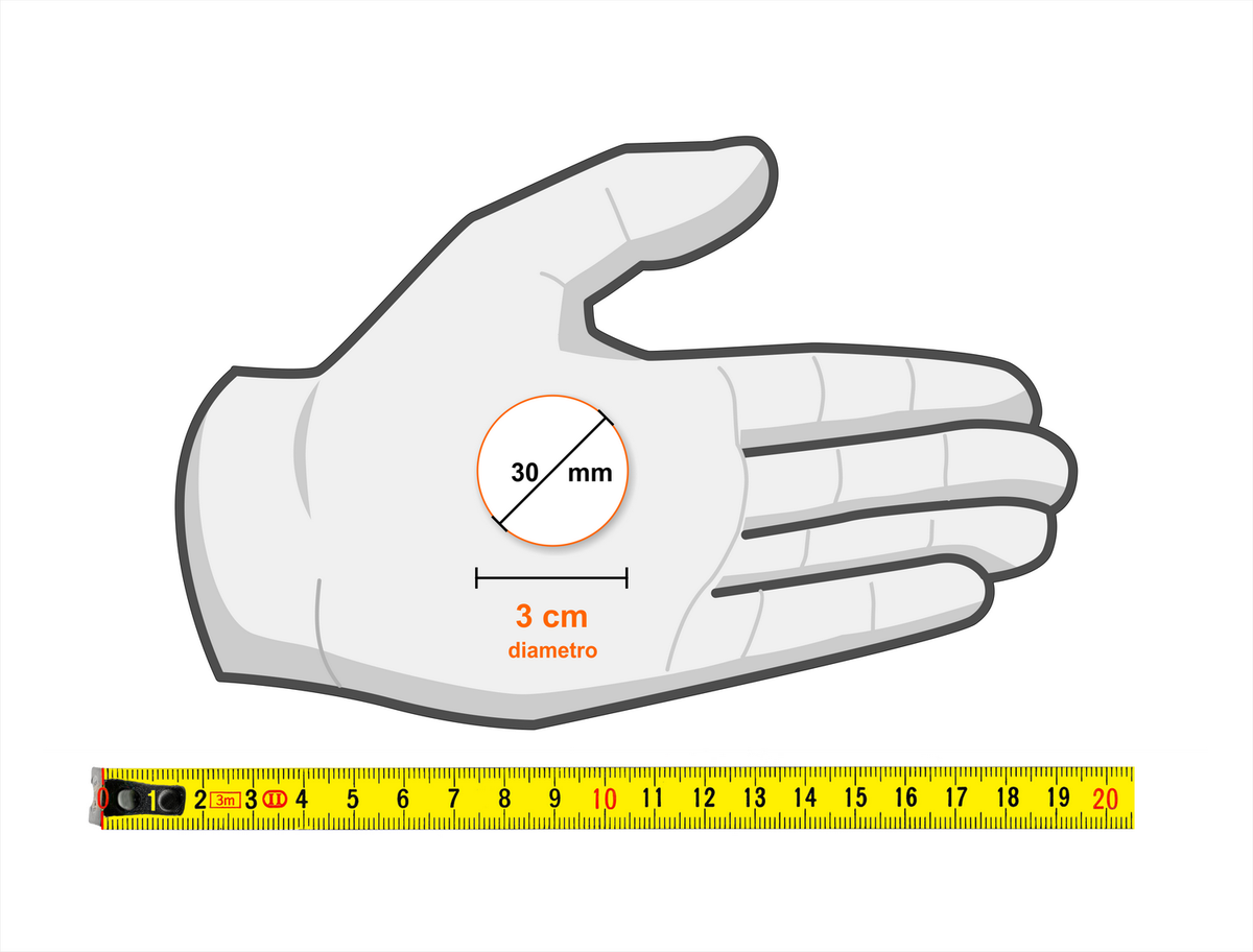 360 Etichette Autoadesive Marroni Rotonde - Per Spezie, Bottiglie E Organizzazione, Diametro 40mm - Foto 8
