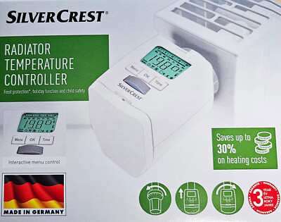 Silvercrest Heizkörperthermostat weiß Elektronikthermostat online  