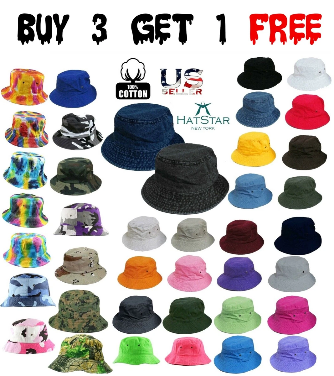 Hip Hop Bucket Hats for Men for sale | eBay