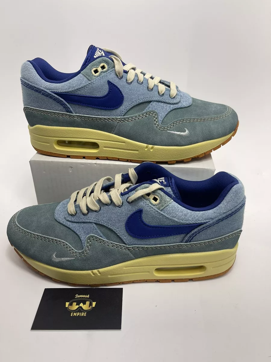 Nike air max 1 mini swoosh shop work blue