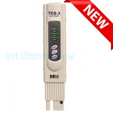 HM Digital TDS-3 Handheld TDS Meter With Carrying Case