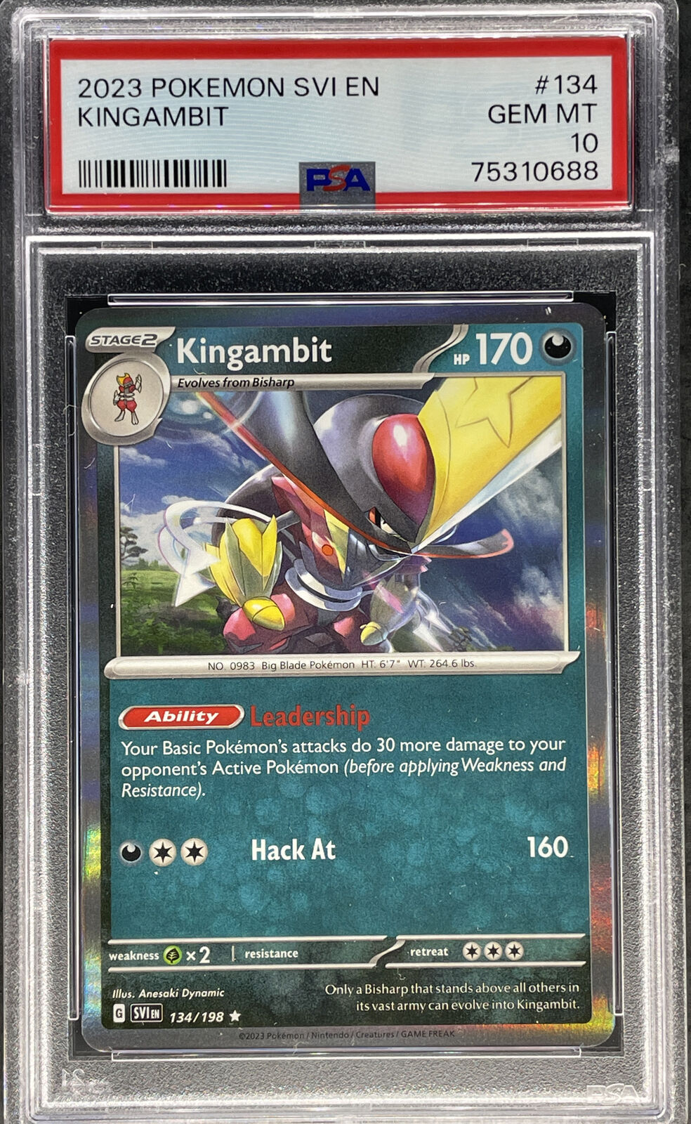 Kingambit - 134/198 - SV01: Scarlet & Violet Base Set - Pokemon