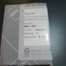  VADO SPARES PAIR OMIKA  handles INCLUDING SHROUDS, SCREWS