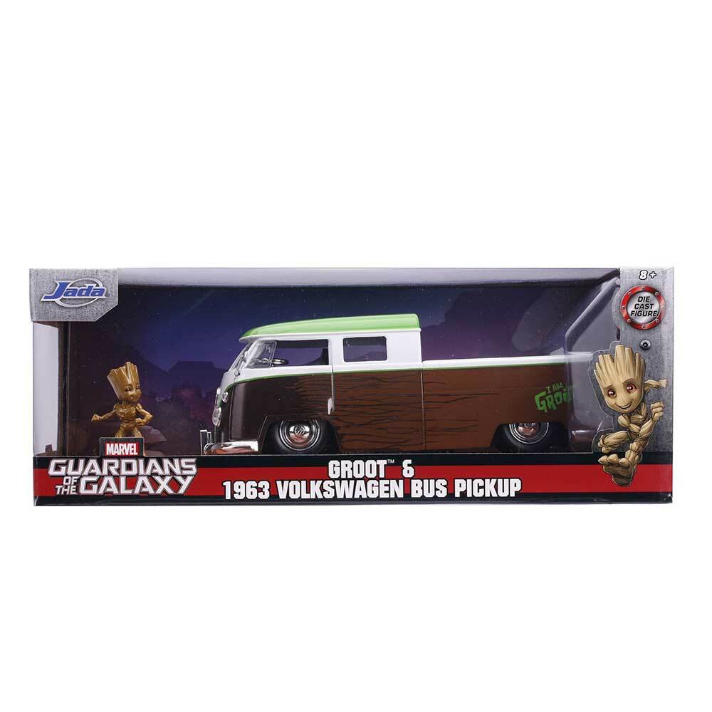 1963 Guardians of the Galaxy Volkswagen Bus Pickup w Groot Jada