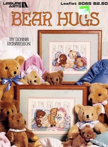 Bear Hugs Counted Cross Stitch Pattern Leaflet Chart 2065 Leisure Arts