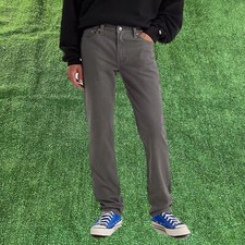 Levi  s 511 Low Rise Tapered Leg Slim Fit Stretch Gray Jeans Iconic Pants Size 29