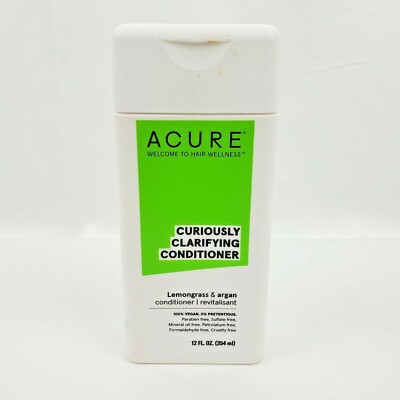 Acure Curiously Clarifying Lemongrass + Argan Conditioner 12oz
