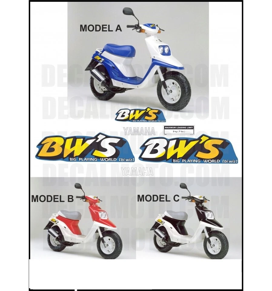 Adhésifs BW'S 50 1988 - 1991 Kit Compatible - Photo 1/1