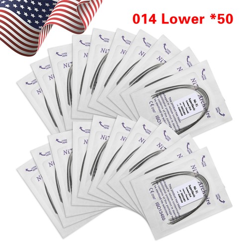500 PCS dental orthodontic super elastic niti round arch wires Ovoid form USA - Picture 14 of 34