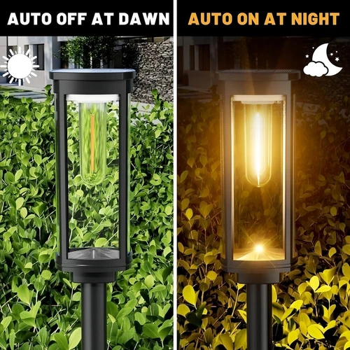 6 Pack Solar Garden Lights Outdoor Landscape LED Light Pathway Yard Waterproof - Picture 5 of 12