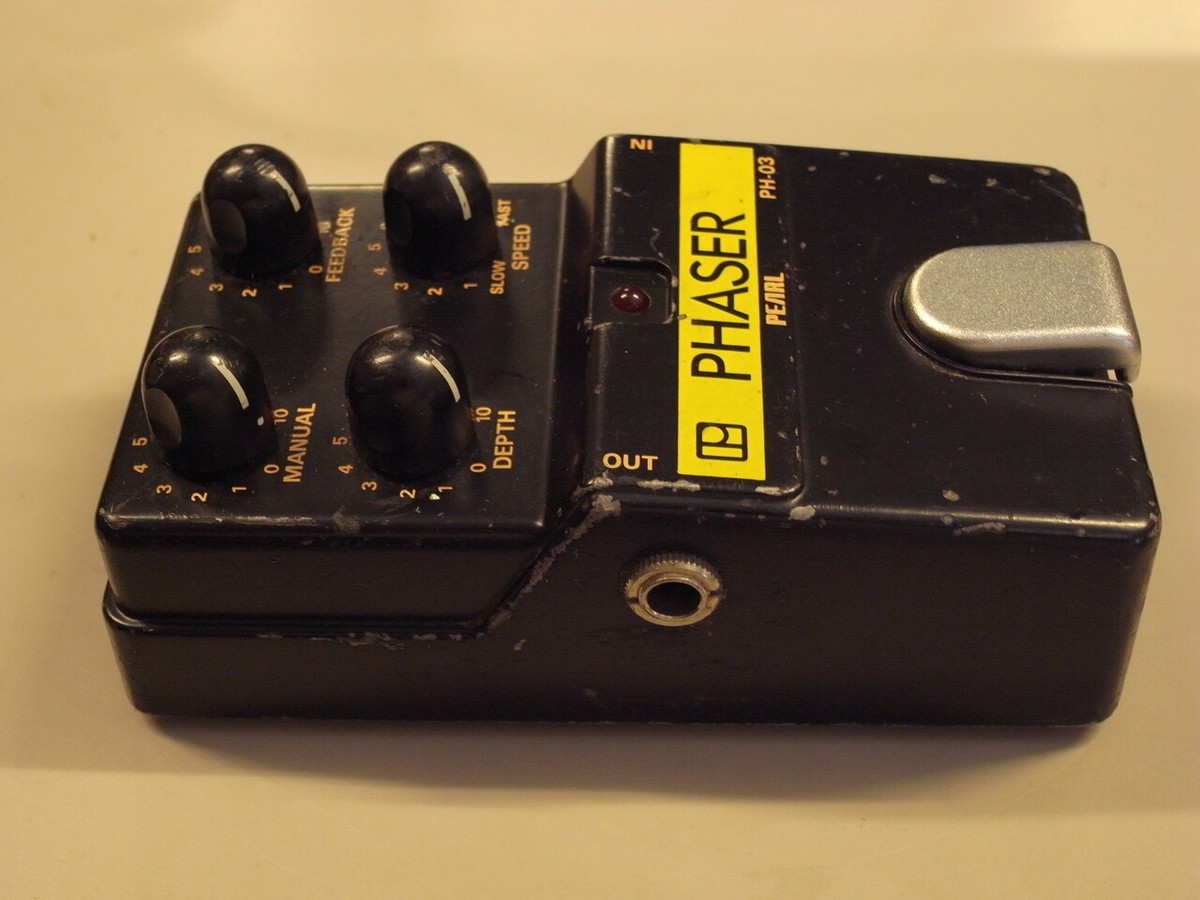 Pearl Ph-03 Vintage Phaser Guitar Effects Pedal Japan Made