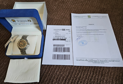 NOS Zodiac Super Sea Wolf Automatic 506.54.44 Buzz Saw 1000m Navy