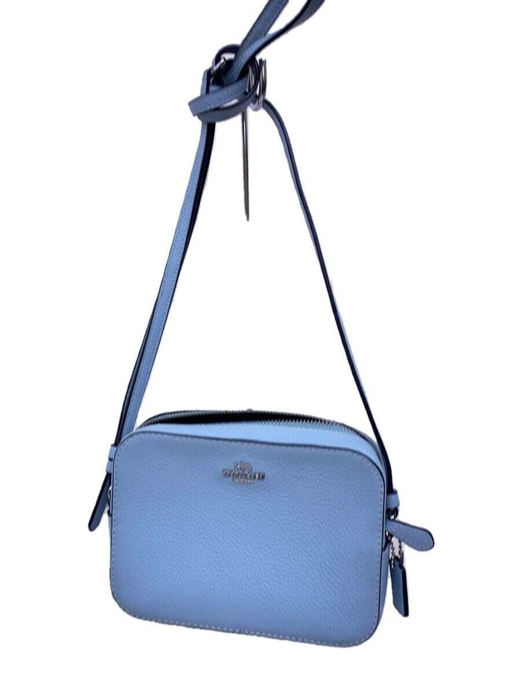 COACH Shoulder Bag -- BLU Solid Color