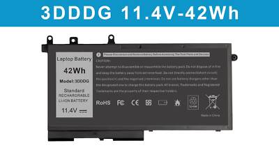 DELL 3DDDG 42Wh 11.4Vバッテリー ✓3DDDG 11.4V 42Wh New Laptop Battery for Dell Latitude E5280 5290