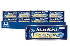 Starkist Chunk White Albacore Tuna in Water - 5 Oz Can (Pack of 12)