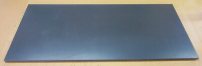 PVC-U CAW Platte 20 mm Dunkelgrau Zuschnitt 776 x 400 mm Technischer Kunststoff