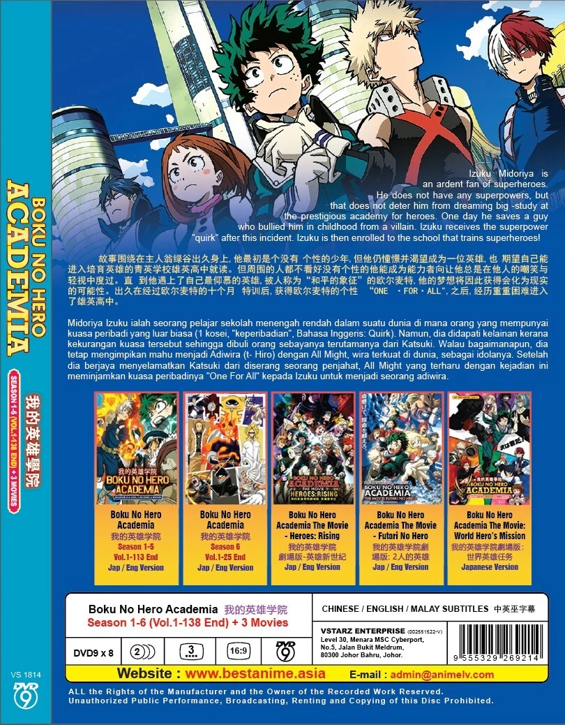Boku no hero shop academia movie english sub
