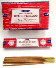 Satya Nag Champa Dragon's Blood Incense Sticks - U Pick Quantity - Free Ship!