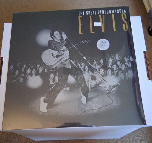 ELVIS PRESLEY LP RCA -BMG THE GREAT PERFORMANCES MINT/SHRINK/STICKER 1990 Sealed