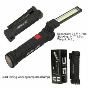 Magnetic Rechargeable COB LED RED Work Light Lamp Flashlight Folding Torch Light Magnetic Rechargeable COB LED RED Work Light Lamp Flashlight Folding Torch Light