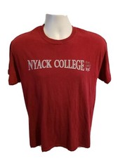 NYC Nyack College est 1882 Adult Medium Burgundy TShirt