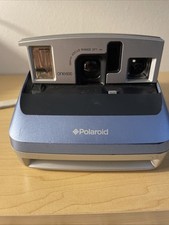 Vintage Polaroid One 600 Instant Film Camera Blue
