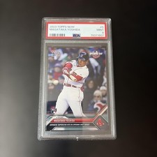 2023 Topps Now Masataka Yoshida Rookie PSA 9 MINT Baseball Card. rookie card picture