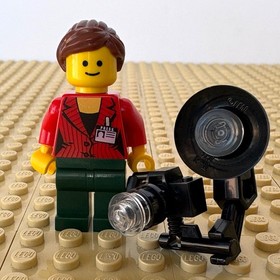 LEGO Creator, Town Hall: Press Woman Photographer, CAMERA, twn159, 10224, 2012