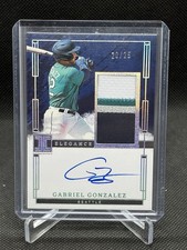2024 Panini Impeccable GABRIEL GONZALEZ Elegance AUTO/Patch 20/25 #EPJ-GG